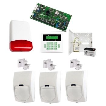 SYSTEM ALARMOWY SATEL CA-5 KPL LCD + 3x BINGO +TI700